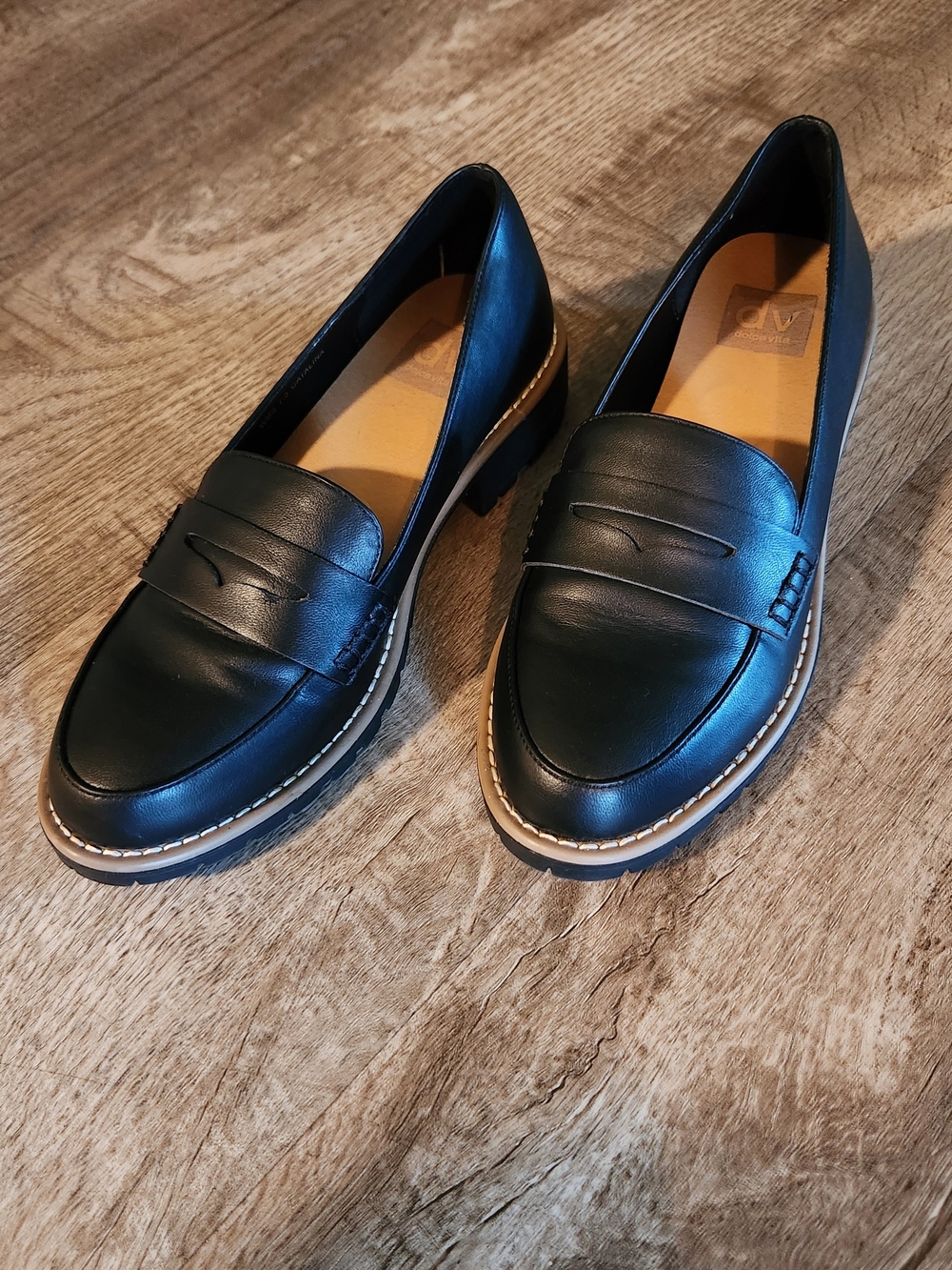 Dolce Vita Women's Penny Loafers with Contrast Trim